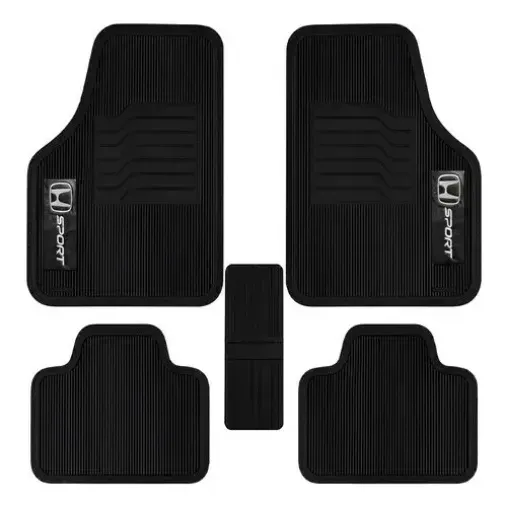 Jogo De Tapetes Pvc Honda Fit 2015 2016 2017 2018 2019 Preto