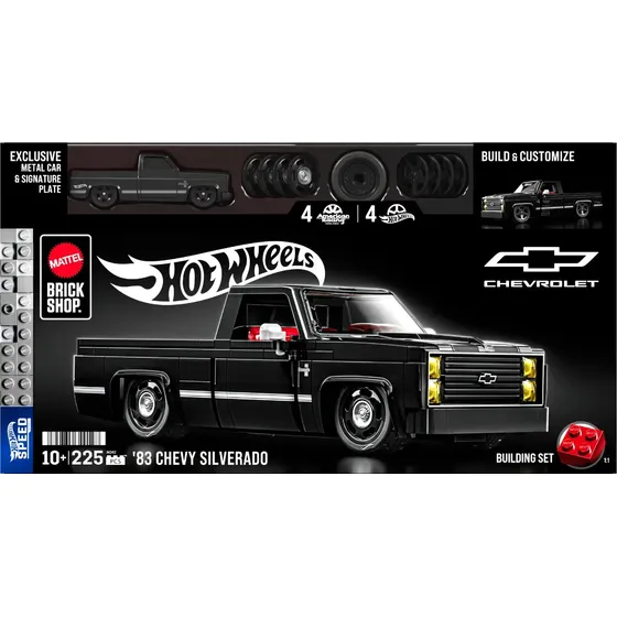 Jogo De Construção Brick Shop Speed Chevy Crianças