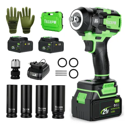 Chave De Impacto 600nm 21v Tecepo Tp-bb600 1/2 Brushless