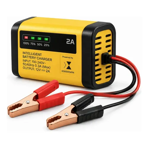 Carregador Bateria 12v 2a Inteligente Bivolt Automotivo Moto