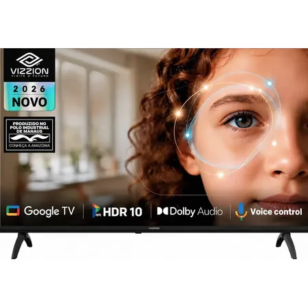 Smart Tv 32 Vizzion Br32e3ha Google Tv Dolby Audio Eye Care