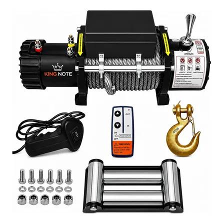 Guincho Elétrico 12000lb 5433kg Quadriculo Jipe 50hz/60hz Kn 12v