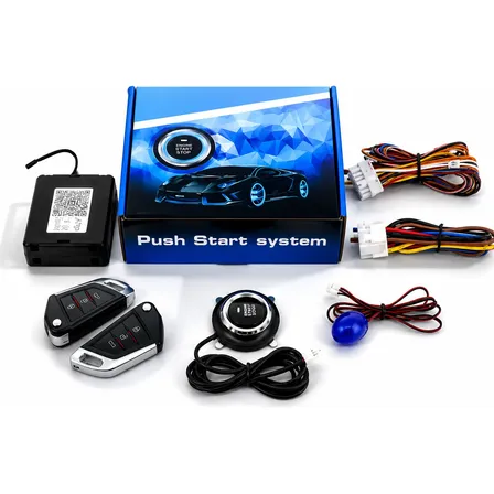 Kit Start Stop Automotivo Botão Partida Com Controle Remoto