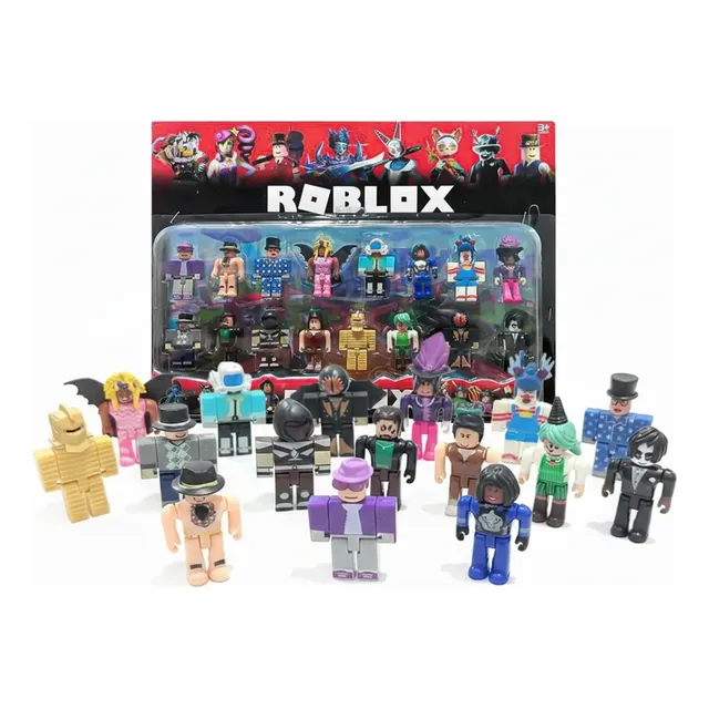 Kit 16 Bonecos Roblox Articulado Brinquedo Desmontável 7 Cm