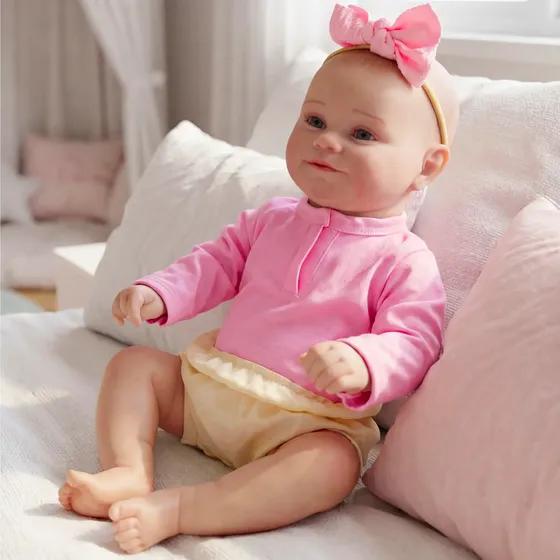Bebê Reborn Realista Maddie Boneca Delicada Corpo Macio