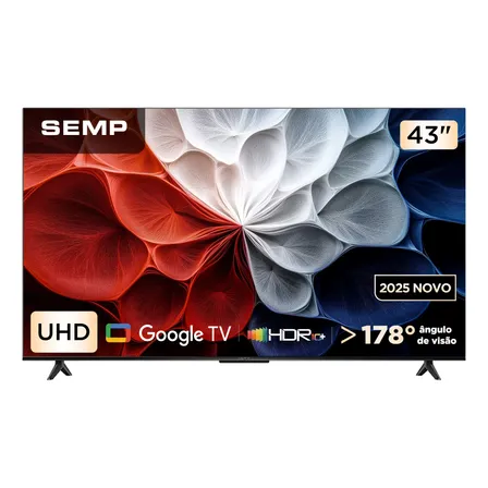 Semp Smart 4k 43 S62 Google Tv Wi-fi Bt Hdmi 2.1 Hdr10+