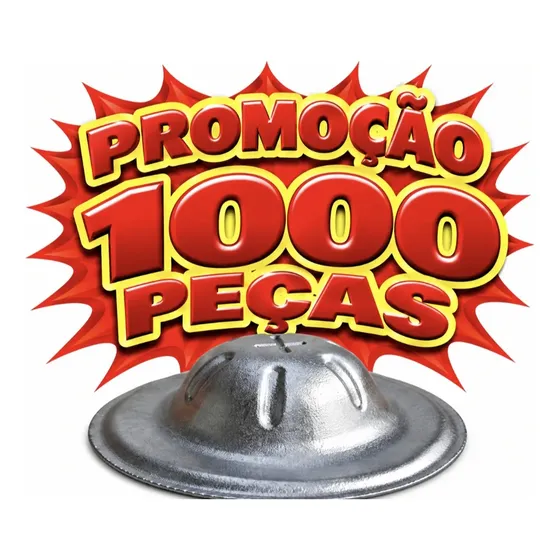 Protetor De Parafuso Telhas Telhado Em Aço 1000 Un