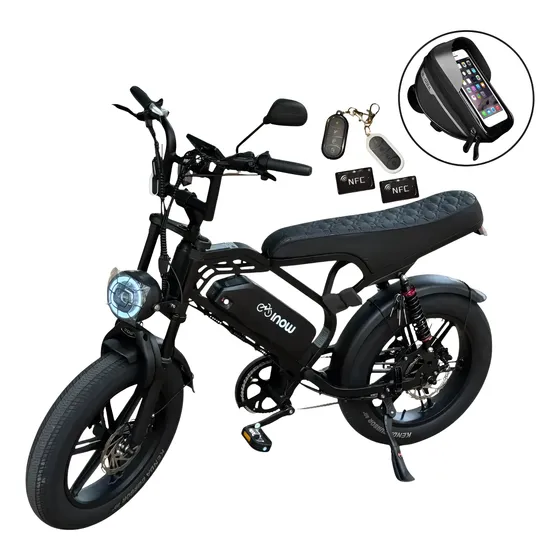 Bike Eletrica Bicicleta V40 Pro 1000w Autopropelido Alarme