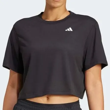 Camiseta adidas Feminina Treino Boxy Essentials Jc9555