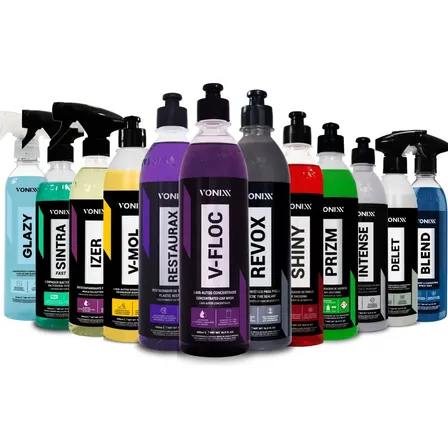 Kit Estética Automotiva Completo Vonixx - 12 Itens