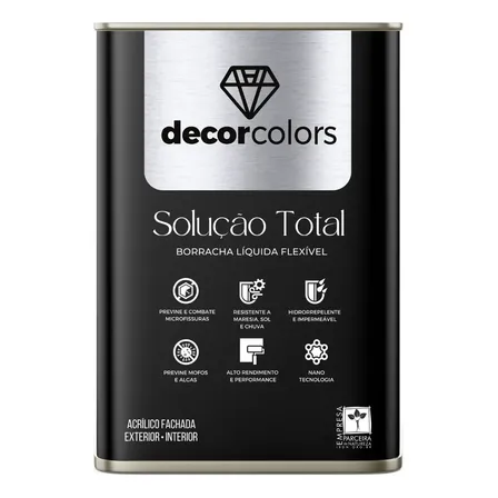 Borracha Líquida Emborrachada 21,5kg - Decor Colors Zeus Fosco