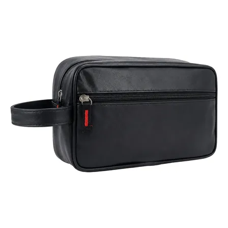 Necessaire Viagem Organizador Couro Sintético Impermeável