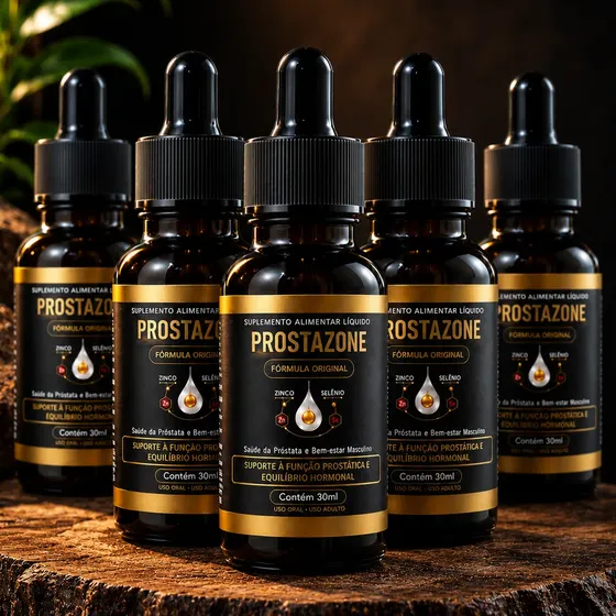 Kit 5x Prostazone 30ml - Única Loja Oficial - Envio Hoje