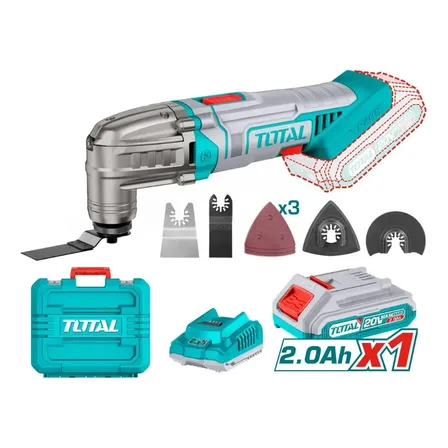 Kit Multiferramenta Oscilante A Bateria Total Com Maleta 220