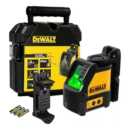 Nível Laser Verde Dewalt Dw088cg 30m 2 Linhas Profissional