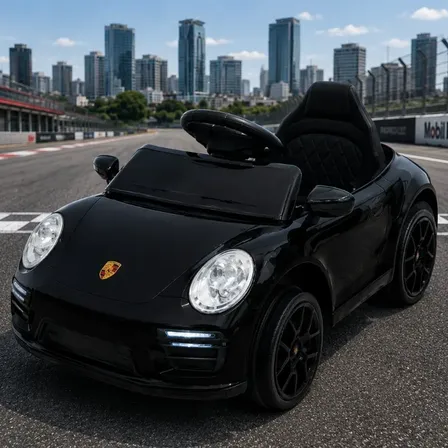 Carro Elétrico Mini Esportiva 6v - Bang Toys Preto 110v/220v