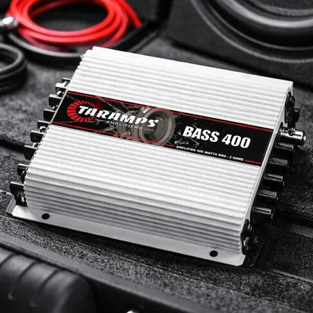 Modulo Taramps Bass 400 2 Ohms Amplificador Para Subgrave Br Branco