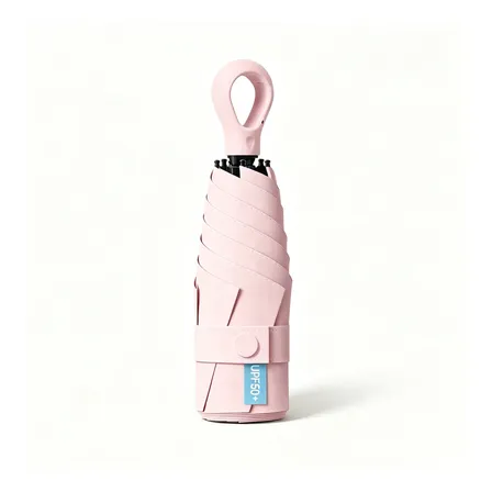 Mini Guarda-chuva Fps50+ Proteção Uv Portátil Feminino Viage