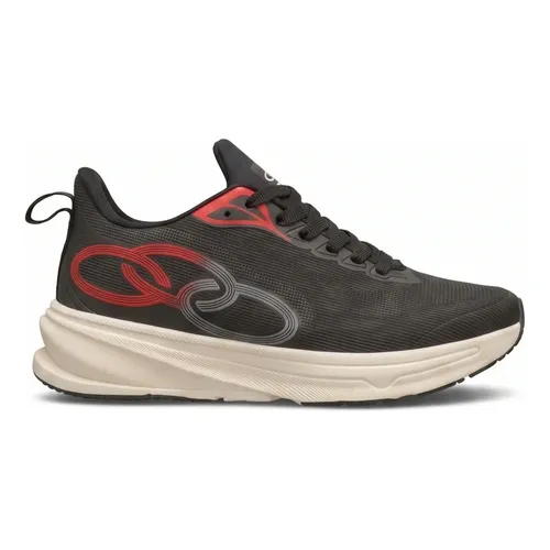 Tênis Esportivo Olimp Masculino Feminino Confortavel Promoçã Preto/vermelho 42 Br