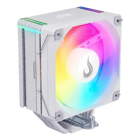 Air Cooler Gamer Argb Temp 6 Com Display De Temperatura Branco