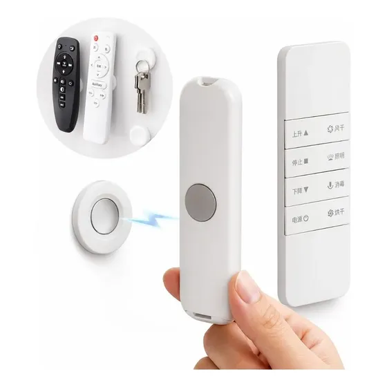 Suporte Magnético Controle Remoto Organizador Parede 4 Peças
