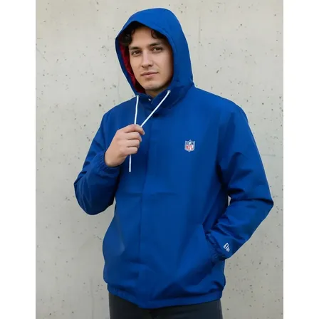 Jaqueta Corta Vento New Era Nfl Sazonal Quad Azul Azul M