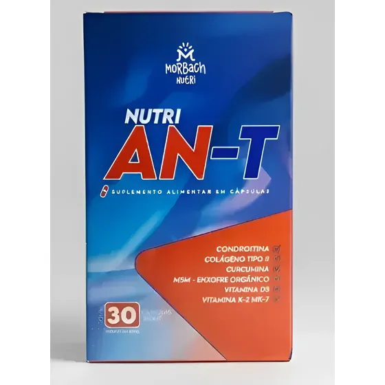 Morbach Suplemento Nutri An-t Magnésio E Cálcio 30 Cápsulas
