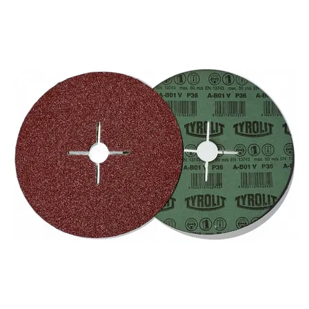 Disco De Lixa 180mm P36 Tyrolit - Caixa Com 25 Unidades 36