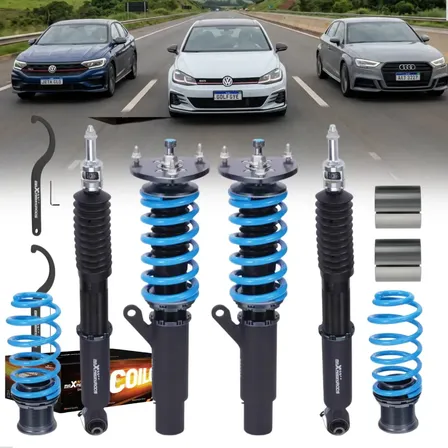 Suspensão Coilover Volkswagen Golf Gti Mk7 Mk7,5 2014 2015 2016 2017 2018 2019 Audi A3 S3 T6