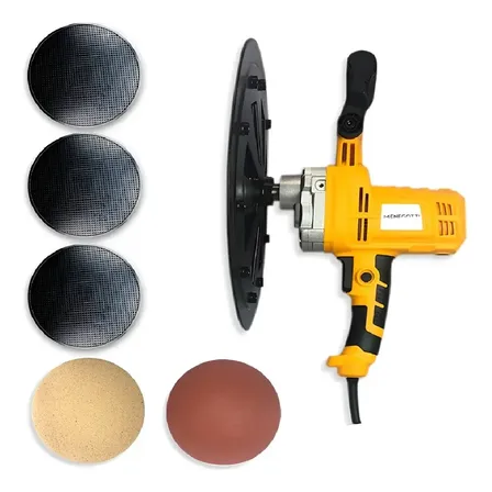 Desempenadeira Elétrica Mde 1200w + 5 Discos Para Reboco