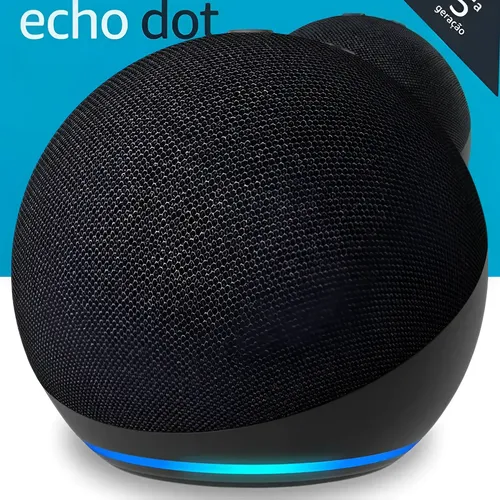 Echo Dotamazon 5th Gen Assistente Virtual 5 Ghz Alexa 15w Preto