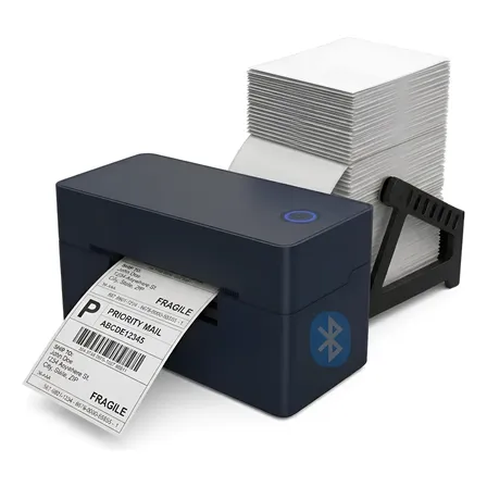 Impressora Etiquetas Térmica Bluetooth + Suporte Etiquetas