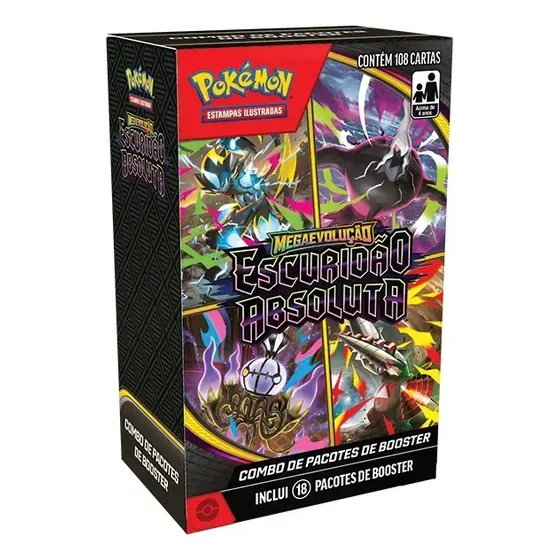 Mega Evolucao - Escuridao Absoluta - Booster Bundle - Br