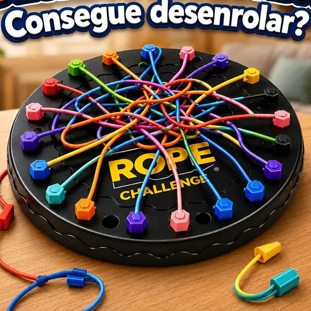 Jogo Desafio Da Corda Desenrola Fio Rope Challenge Desata Nó