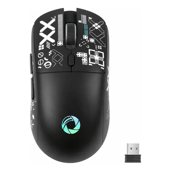 Mouse Gamer Dual-mode 2.4g Bluetooth 1600 Dpi Estampa