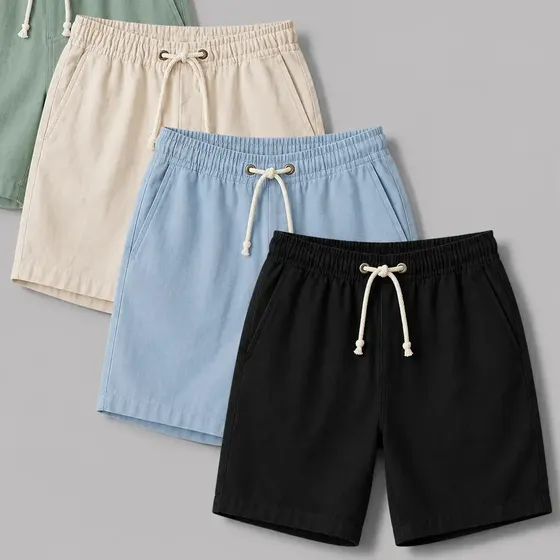 Kit 4 Shorts Masculino Bermuda Linho Verão Envio Rápido