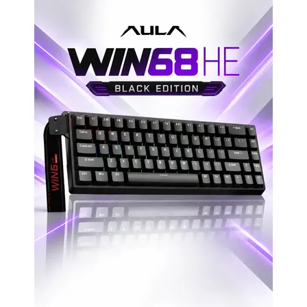Teclado Magnético 65% Aula Win He 68 Teclas Rgb Hall Effect