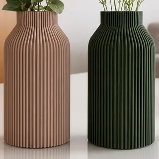 Kit 2 Vasos Garrafa Decoração Moderna Sala, Rack, Mesa