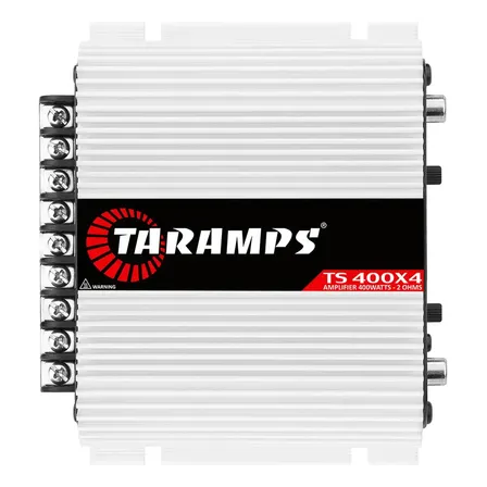 Módulo Taramps Ts400x4 V6 400w 2 Ohms 4 Canais Amplificador Branco