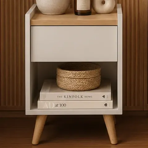 Mesa De Cabeceira Retrô Luxo Easy Premium Byhouse