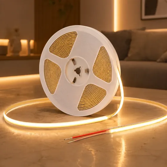 Fita Led Cob 10m 8mm Direto Na Tomada 110/220v