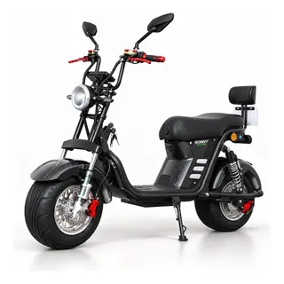 Scooter X13 Bicicleta Elétrica 1000w Moto Chopper Sem Cnh Carbono