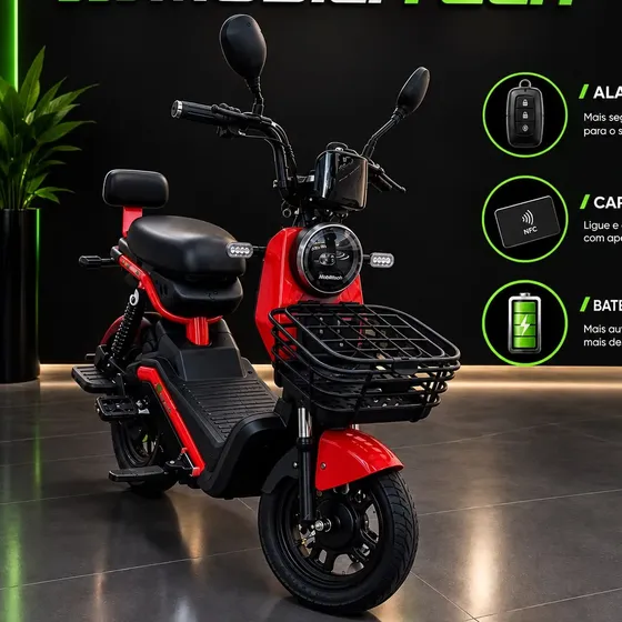 Bicicleta Elétrica Scooter 1000w 48v 20ah Até 150kg