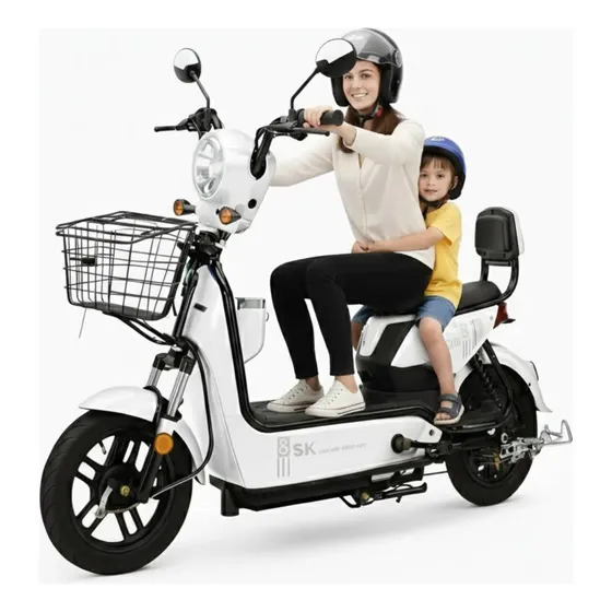 Bicicleta Elétrica Scooter 500w 48v Aro 14 Sem Cnh Adulto