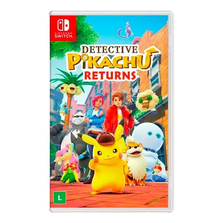 Jogo Detective Pikachu Returns Switch Mídia Física Lacrado Físico