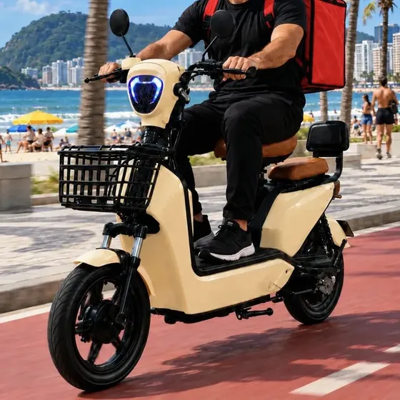 Motinha Elétrica Scooter Jy C2 C3 Mw Bicicleta Alarme Urbana