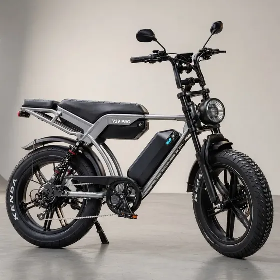 Bicicleta Bike Elétrica V29 Pro 1000w 120km Autonomia Alarme