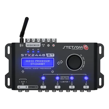 Stetsom Processador Stx2448 Bt Som Automotivo Ou Residencial Preto