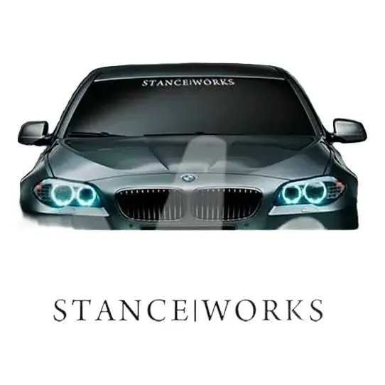Adesivo Stance Works Stanceworks Parabrisa 60cm X 10cm