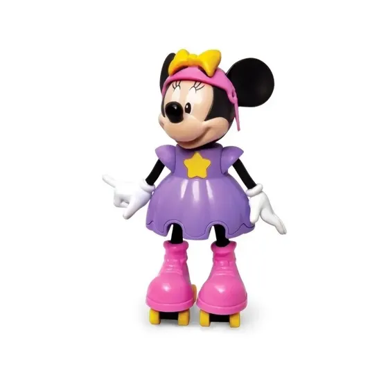 Boneca Minnie Patinadora Que Fala Frases Disney - Elka